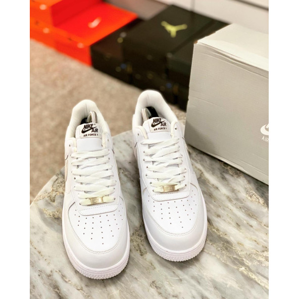 Nike Air Force A1 Beyaz Gri - 2