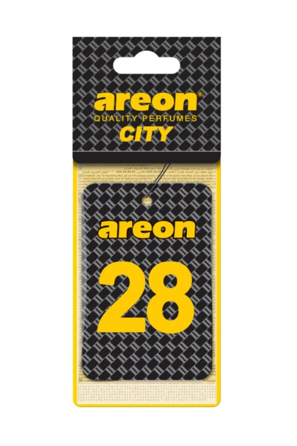 Areon City Vanilla Black 28 Oto Araç Kokusu