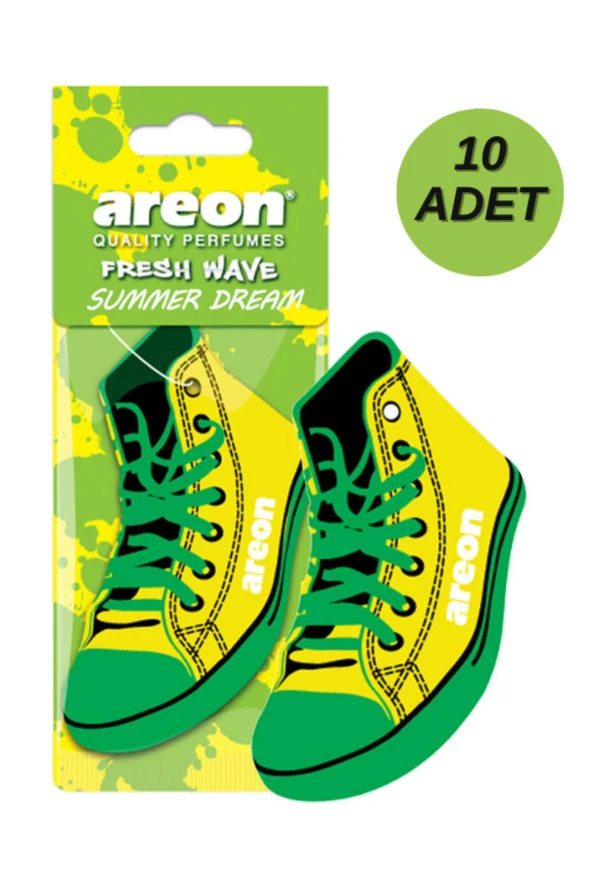 Areon Fresh Wave Dry Summer Dream Brazil Oto Araç Kokusu 10'lu