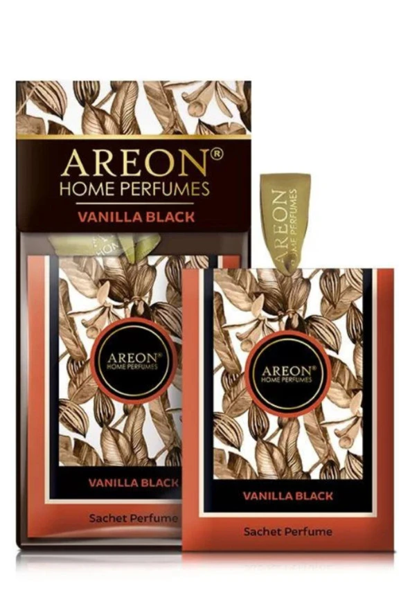 Areon Sachet Perfume Premium Vanilla Black Dolap ve Çekmece Kokusu