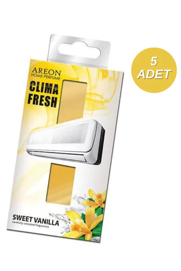Areon Clima Fresh Sweet Vanilla Oda Klima Kokusu 5'li