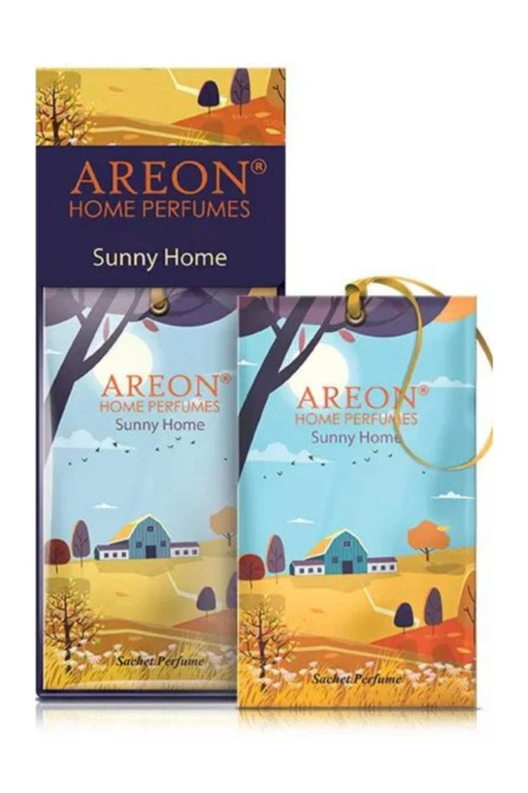 Areon Sachet Perfume Sunny Home Dolap ve Çekmece Kokusu