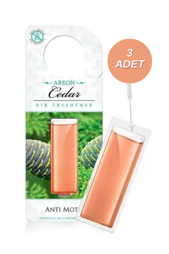 Areon Anti Moth Cedar Dolap ve Çekmece Kokusu 3'lü