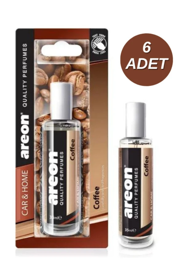 Areon Coffee 35 ml Sprey Oto Araç Kokusu 6'lı