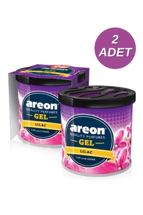 Areon Gel Can Lilac Bardaklık Oto Araç Kokusu 2'li