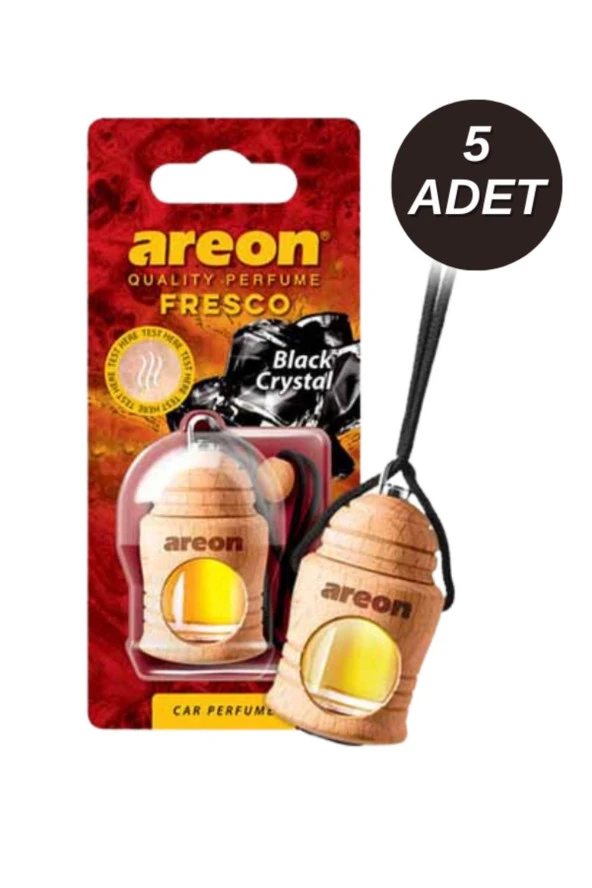 Areon Fresco Black Crystal Oto Araç Kokusu 5'li