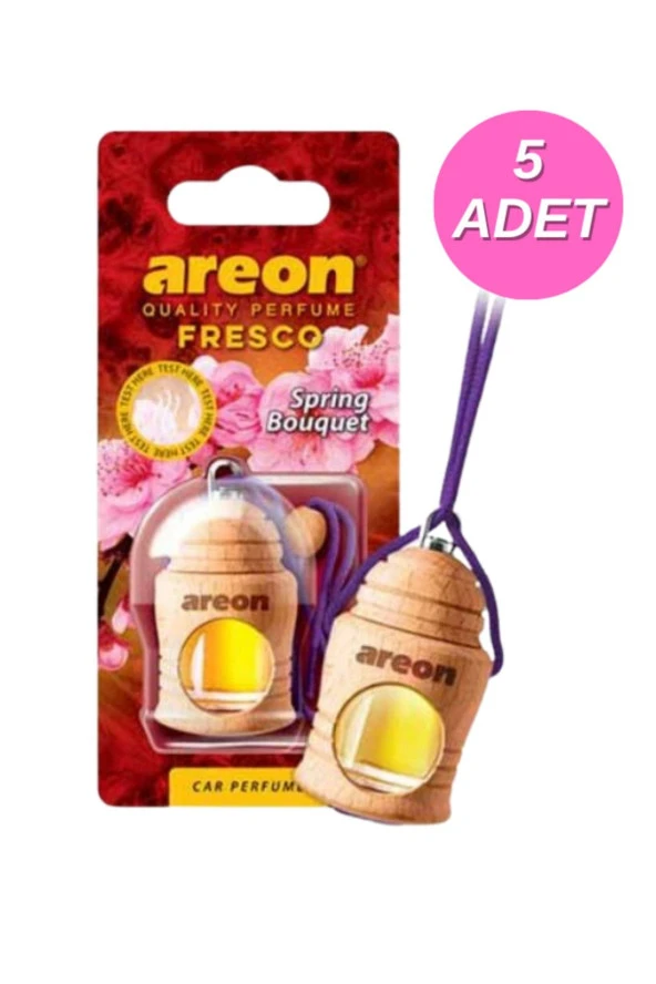 Areon Fresco Spring Bouquet Oto Araç Kokusu 5'li