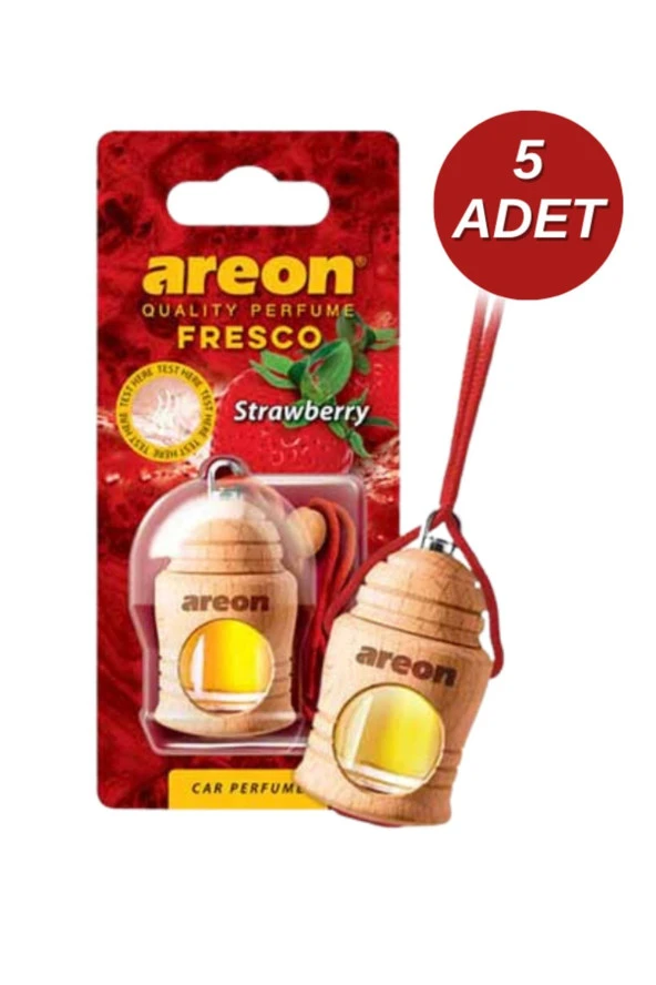 Areon Fresco Strawberry Oto Araç Kokusu 5'li