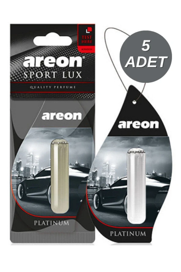 Areon Liquid 5ml Sport Lux Platinum Oto Araç Kokusu 5'li