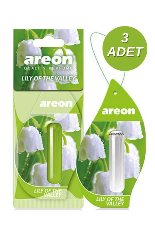 Areon Liquid Lily Of the Valley Oto Araç Kokusu 3'lü