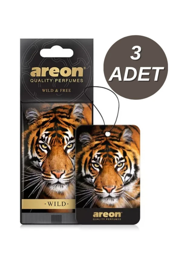 Areon Wild Wild & Free Oto Araç Kokusu 3'lü