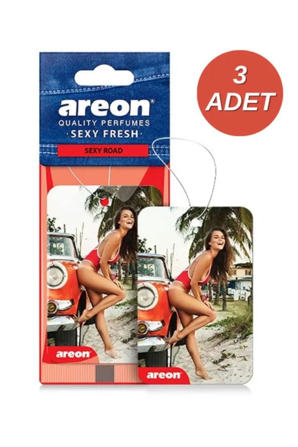 Areon Sexy Fresh Sexy Road Oto Araç Kokusu 3'lü