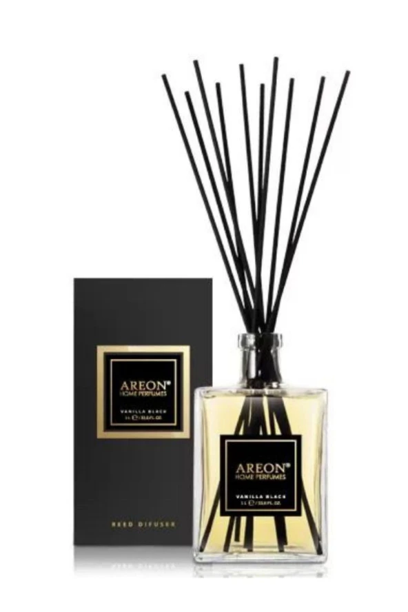 Areon Vanilla Black 1000 ml Bambu Çubuklu Oda Kokusu