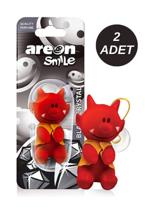 Areon Smile Black Crystal Oto Araç Kokusu 2'li