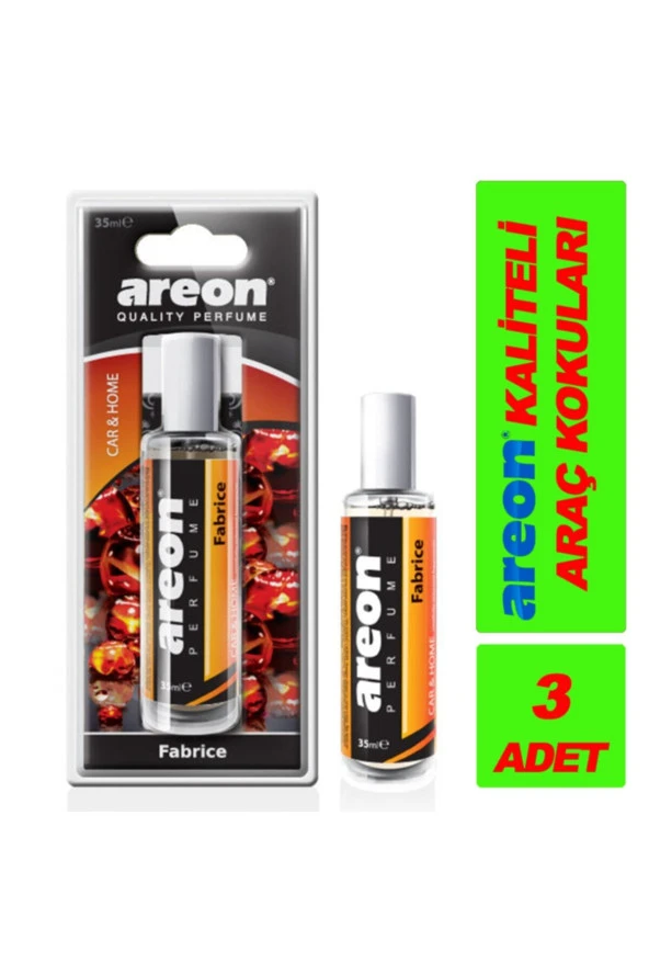 Areon Fabrice 35 ml Sprey Oto Araç Kokusu 3'lü