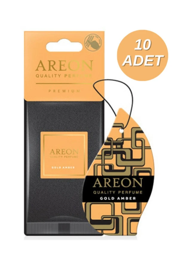 Areon Mon Premium Gold Amber Oto Araç Kokusu 10'lu