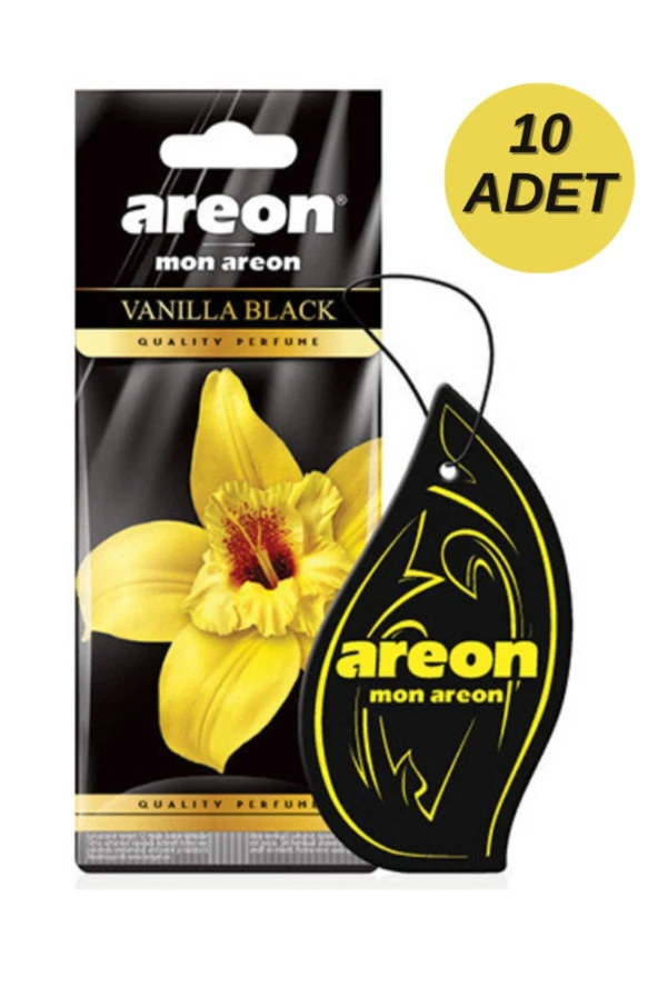 Areon Mon Vanilla Black Oto Araç Kokusu 10'lu