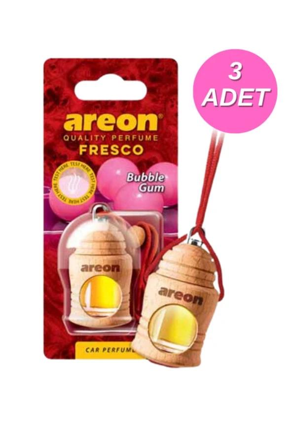 Areon Fresco Bubble Gum Oto Araç Kokusu 3'lü