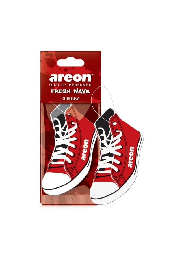 Areon Fresh Wave Dry Cherry ( Konverse Ayakkabı Figürlü / Asma Kağıt / Araç Kokusu )