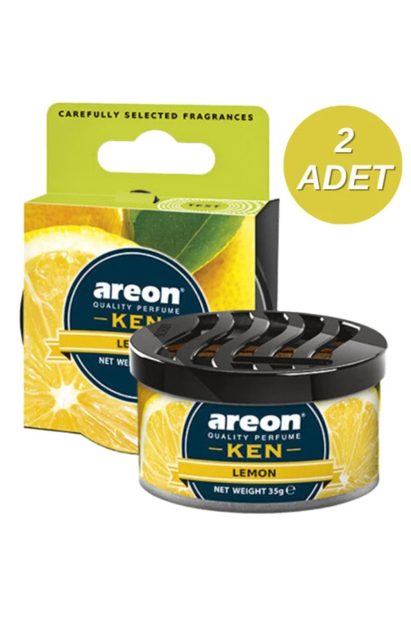 Areon Ken Lemon Bardaklık Oto Araç Kokusu 2'li