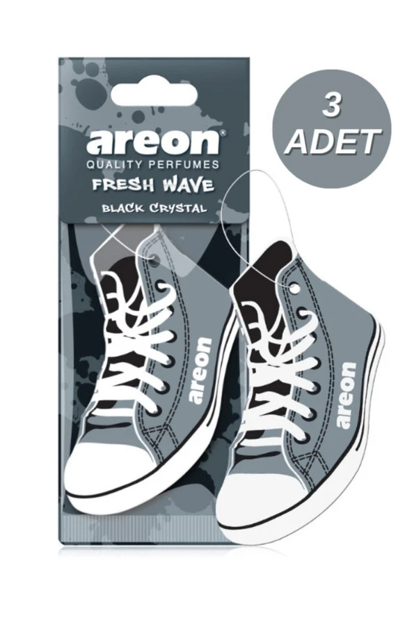 Areon Fresh Wave Dry Black Crystal Oto Araç Kokusu 3'lü