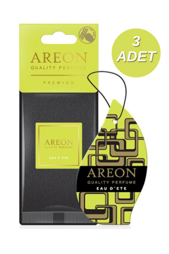 Areon Mon Premium Eau D'ete Oto Araç Kokusu 3'lü