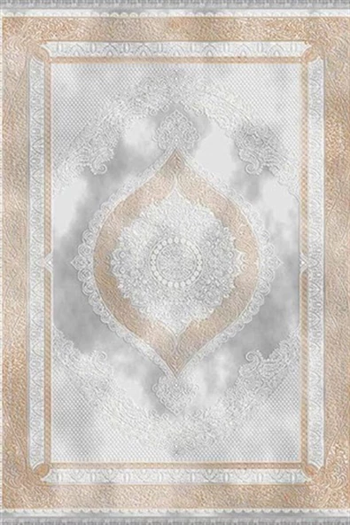 İpek Halı Blossom Koleksiyonu 13416 Gri 80 x 300 cm