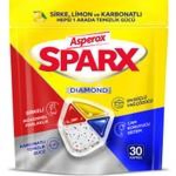 Asperox Sparx  Bulaşık Makinesi Kapsülü 30'lu