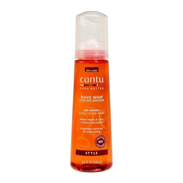 Cantu Shea Yağı Doğal Saçlar İçin Dalgalar ve Bukleler Oluşmasını Sağlayan Köpük 248 mL