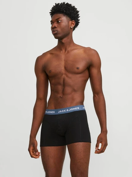 JACK JONES Solıd Erkek Pamuklu 5 li Boxer 12254366