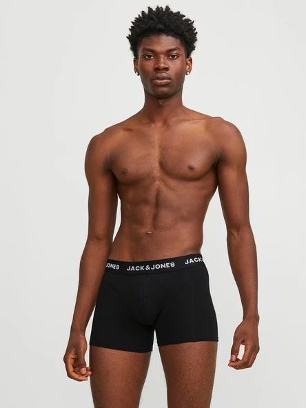 JACK JONES Solıd Erkek Pamuklu 5 li Boxer 12254366 - 5