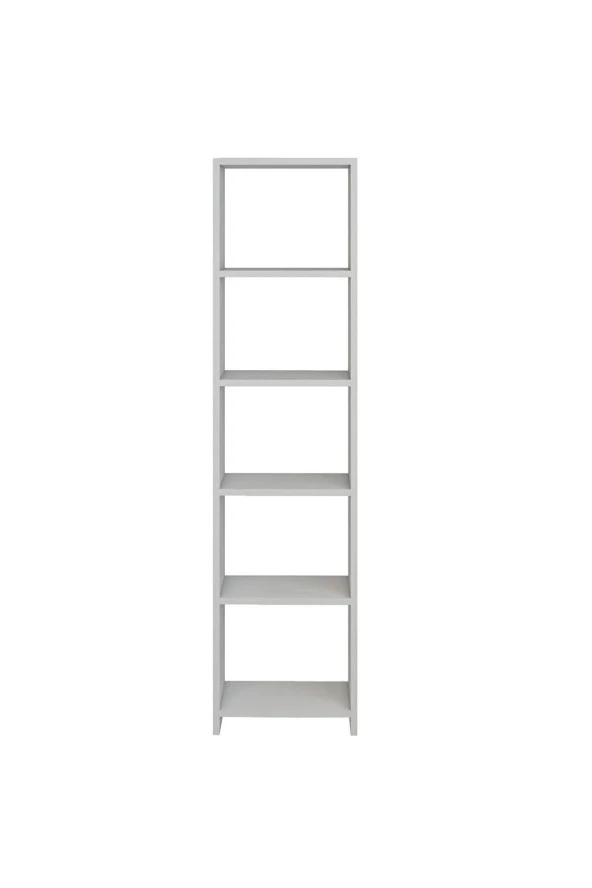 Nysamo 6 Raflı 40 Cm Dekoratif Kitaplık Ofis Kitaplığı Dolap Evrak Rafı Ev Rafı Kitap Rafı - 4