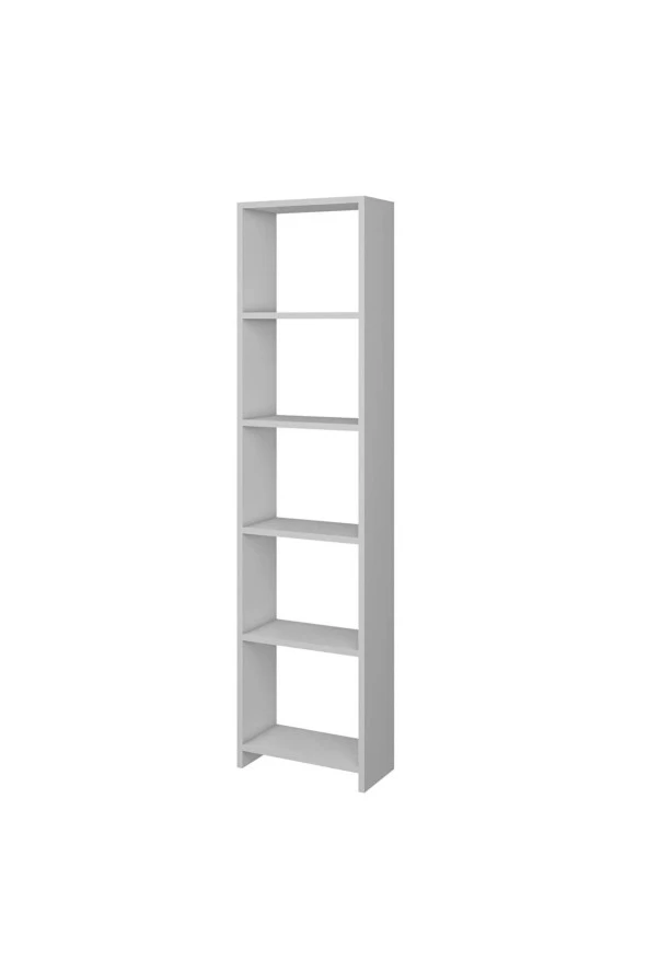 Nysamo 6 Raflı 40 Cm Dekoratif Kitaplık Ofis Kitaplığı Dolap Evrak Rafı Ev Rafı Kitap Rafı - 5