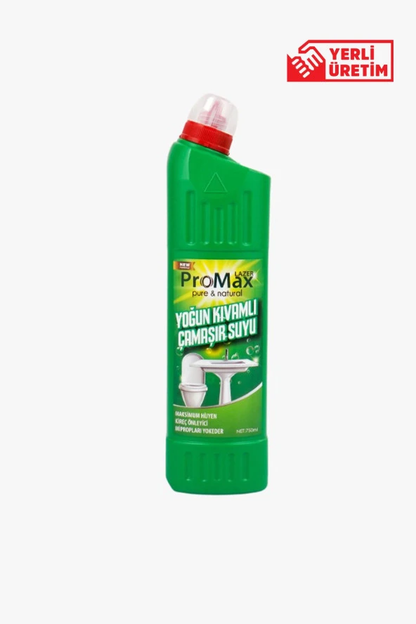 LAZERPROMAX  %100 Yerli Yoğun Kıvamlı Çamaşır Suyu 750ML