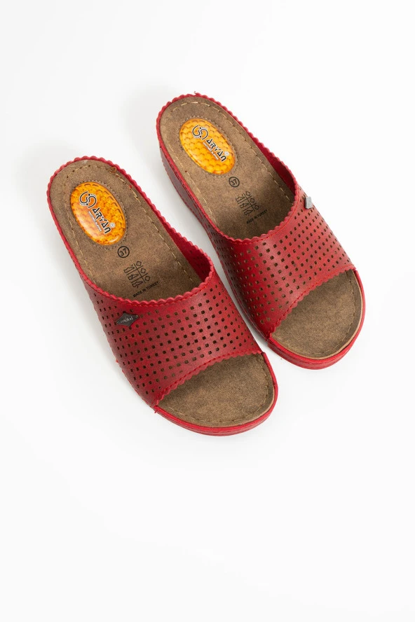 Albishoes Kadın Jelli Topuk Hafif Rahat Yumuşak Taban Anatomik Hafif Topuk 4 cm Günlük Kadın Terlik - 4