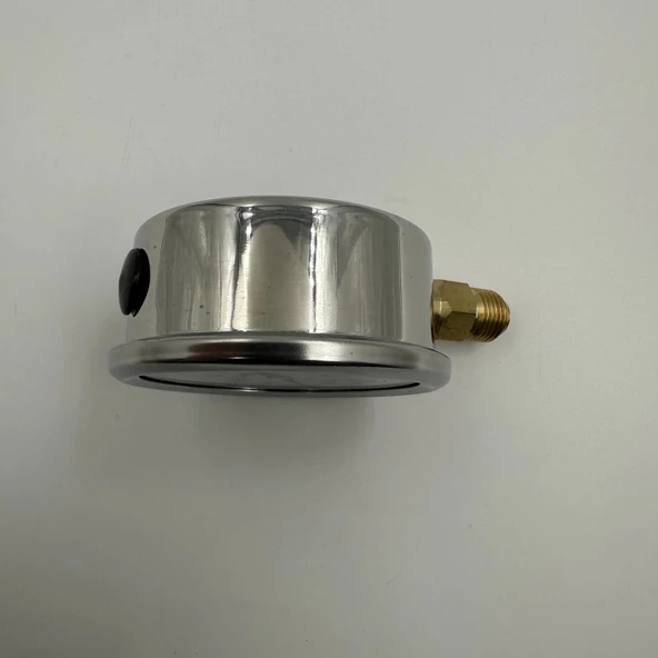 Manometre Gliserinli Alttan Çıkışlı Q63 - 0 - 250 Bar 1/4 - 2