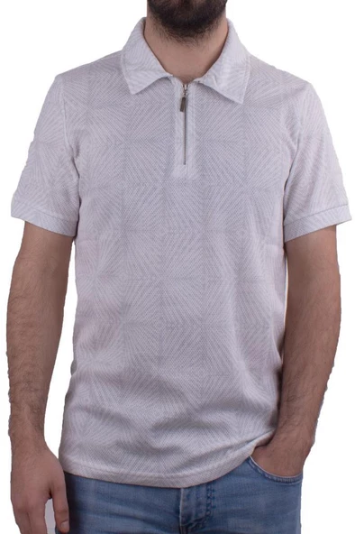 Twister Jeans 2276 Gri Polo Yaka Erkek T-Shirt - Resim 2