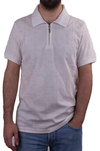 Twister Jeans 2276 Bej Polo Yaka Erkek T-Shirt - Resim 2