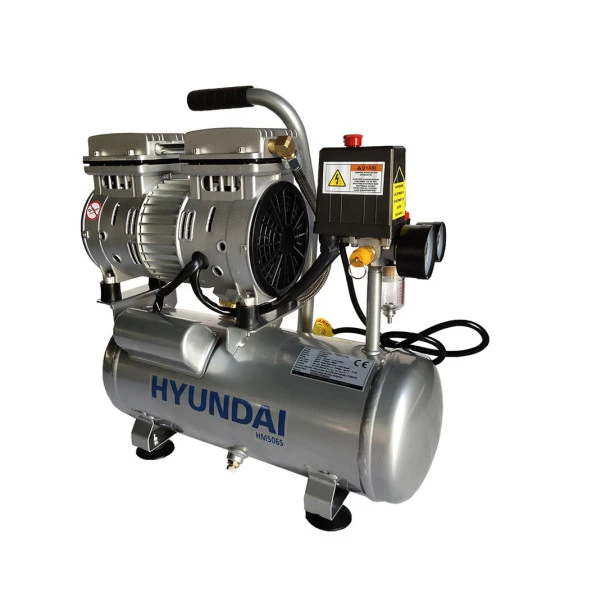 Hyundai HM506S Sessiz ve Yağsız Hava Kompresörü 6 Litre - 2