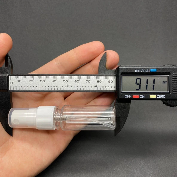 15 cc Sert Plastik Şişe - Beyaz Spreyli Pet Şişesi - 15 ml Plastik Şişe  x 10 Adet - Resim 3