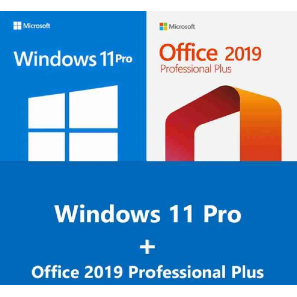 Microsoft Windows 11 Pro Lisans ve Office 2019 Pro Plus Anahtarı