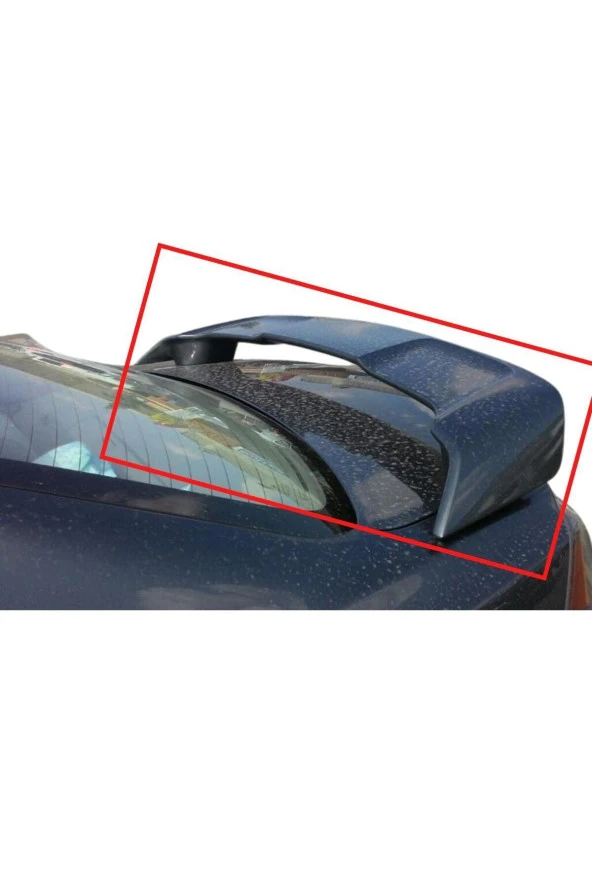 Lancer Köpek Balığı Ayaklı Fiber Spoiler Beyaz Boyalı