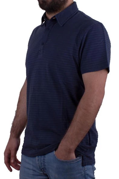 Twister Jeans 2214 Lacivert Polo Yaka Erkek T-Shirt - 3