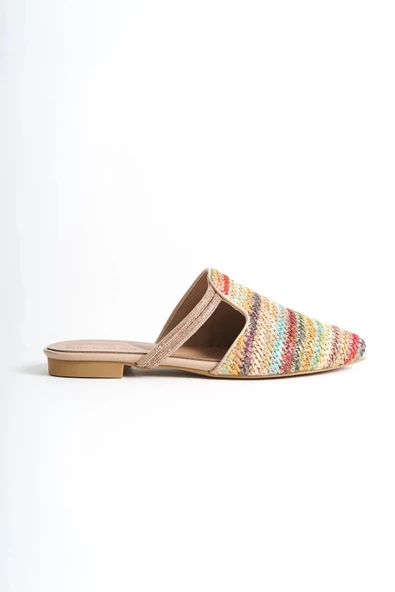 Park Moda K557 Kadın Hasır Taş Detay Terlik - 7