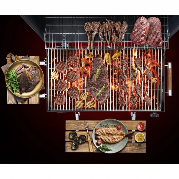 The Favilla Grillord 75 Standlı Taşınabilir Barbekü Mangal - 5