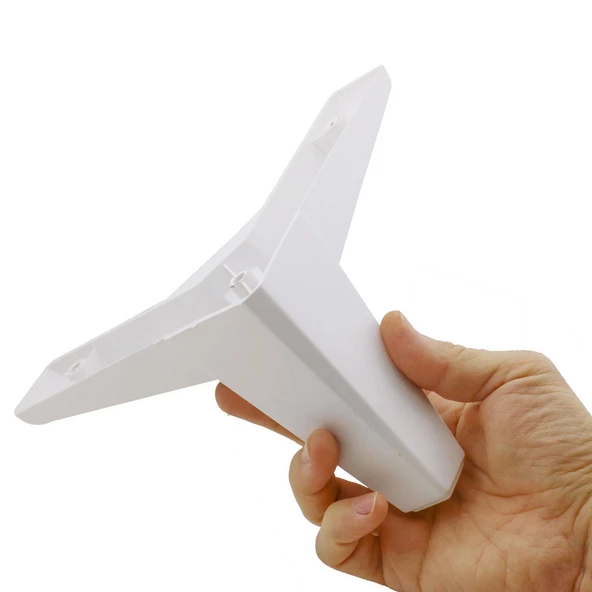 20'li Set Sedir Lüks Mobilya Kanepe Koltuk TV Ünitesi Yükseltici Destek Ayağı Ayakları 12 cm Beyaz - Resim 4