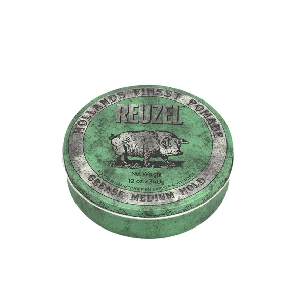 Reuzel Green Pomade Grease Kalın Telli ve Kıvırcık Saçlar için 340Gr