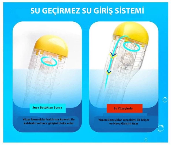 DailyTech Tam Yüz Dalış Maskesi Slikon Şnorkel Full Face - 12