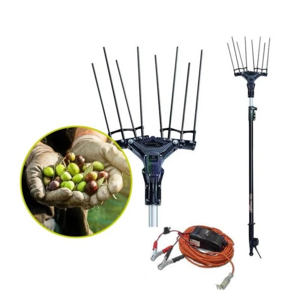Zanon Karbonium Evo Teleskopik Zeytin Silkme Silkeleme Makinesi 12 Volt - 2