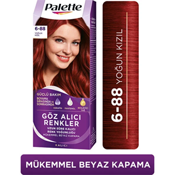 Palette Göz Alıcı Renkler 6/88 Yoğun Kızılı